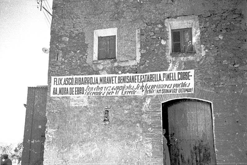 Bataille de l'Èbre Fotografia d'arxiu de la Batalla de l'Ebre