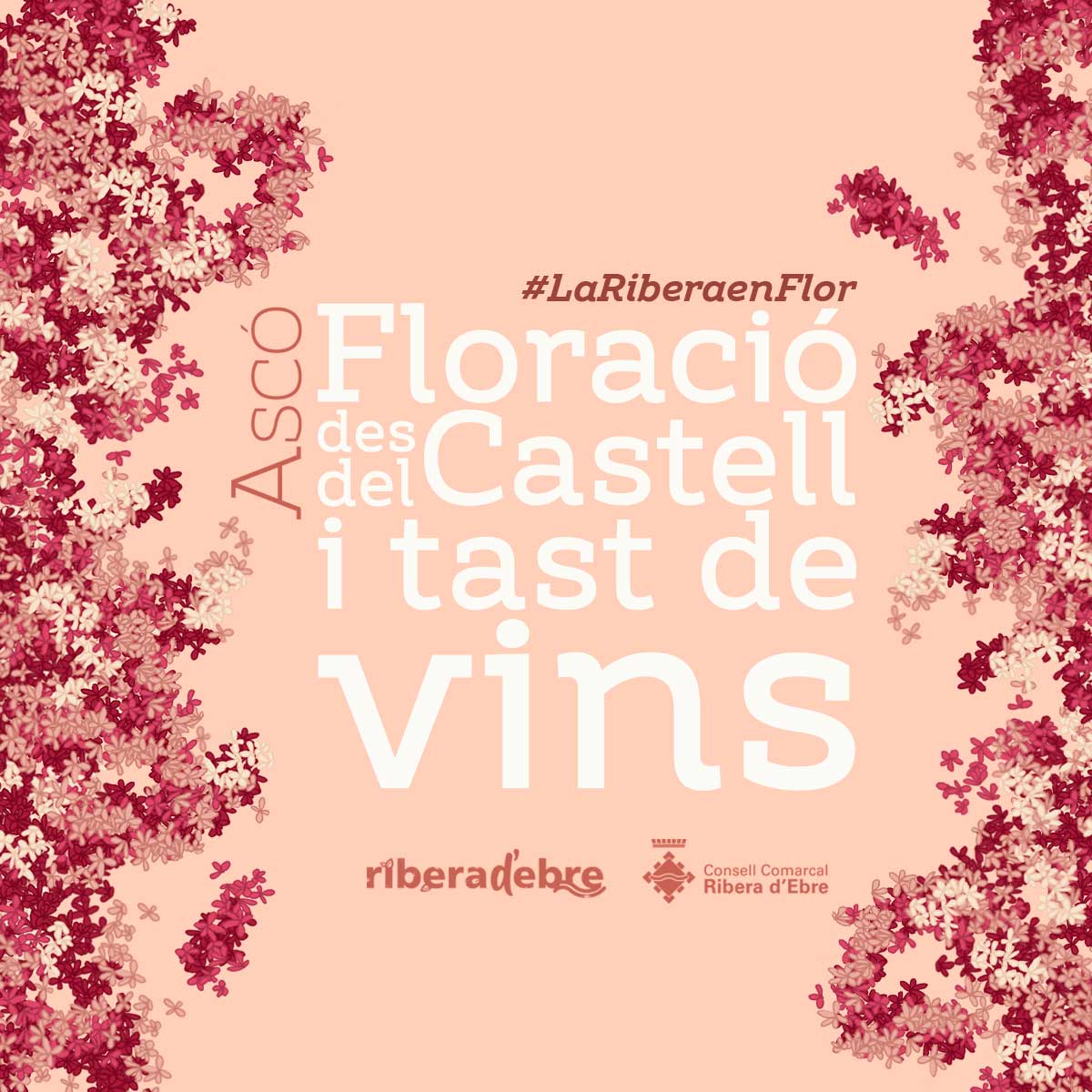Cartell per la presentació de La Ribera de l'Ebre en Flor