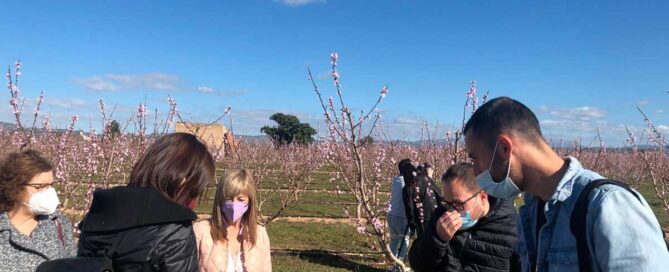Fotografia per la presentació de La Ribera de l'Ebre en Flor