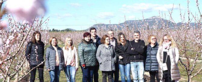 Fotografia per la presentació de La Ribera de l'Ebre en Flor