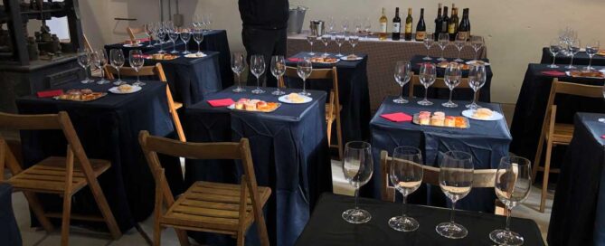 Cata de vins per la Trobada d'autocaravanes