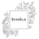 Logotip Centre d'estètica Jessica de color gris.