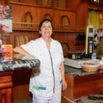 Interior del forn de pa/ pastisseria "Gra Bo".